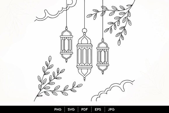 A Ramadan Lantern Border SVG Review for Brand Graphics