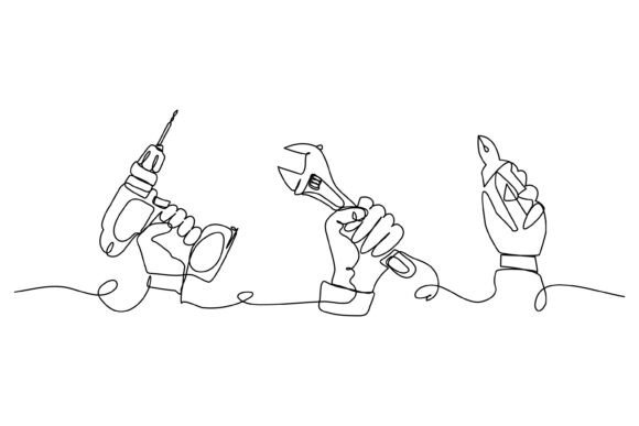 Continuous Line Design of Construction