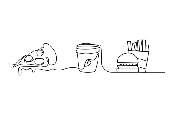 Continuous Line Design of Fast: Graphics & Illustrations