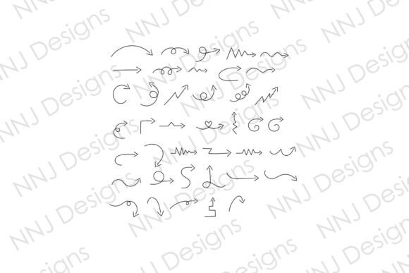 Hand Drawn Arrow SVG: Sketch-Style Graphics & Illustrations