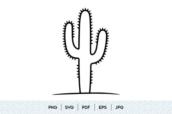 Simple Cactus SVG: Clean Graphics for Modern Illustrations