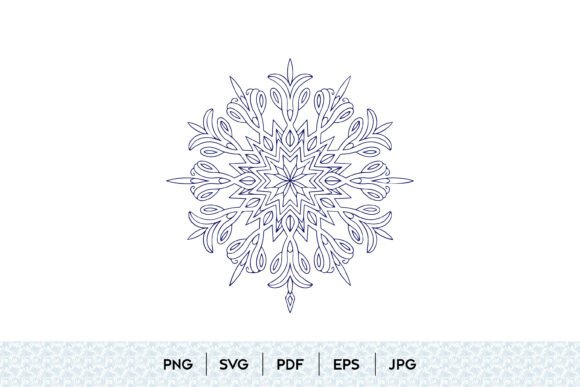 Snowflake Mandala SVG Design: A Designer's Stitching Perspective